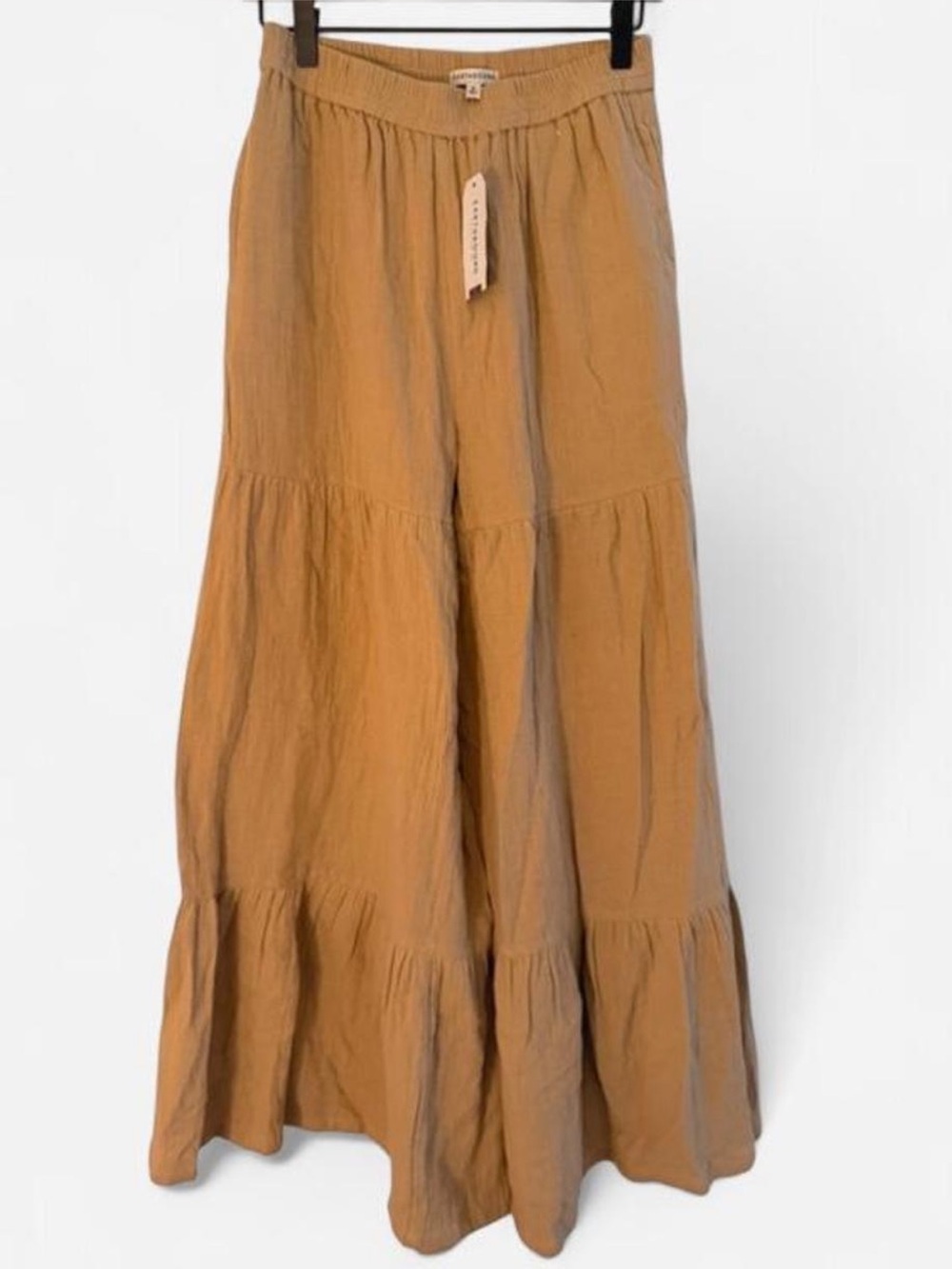 Earthbound NWT Women’s Tiered Trousers - Tan